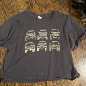 Women's Graphic Tee in Gray